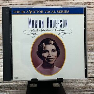 Marian Anderson – Bach · Brahms ·‎ Schubert [1989 CD] RCA Victor Vocal Series